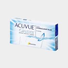 Контактні лінзи Acuvue Oasys with HydraClear Plus (6 шт)